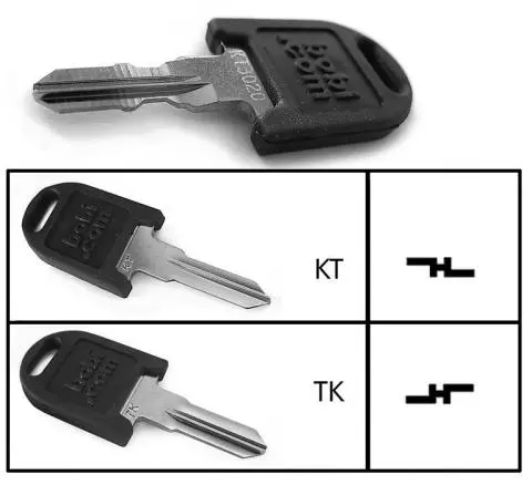 TK Replacement Key Blank for Bobi Mailbox Lock (Qty. 1)