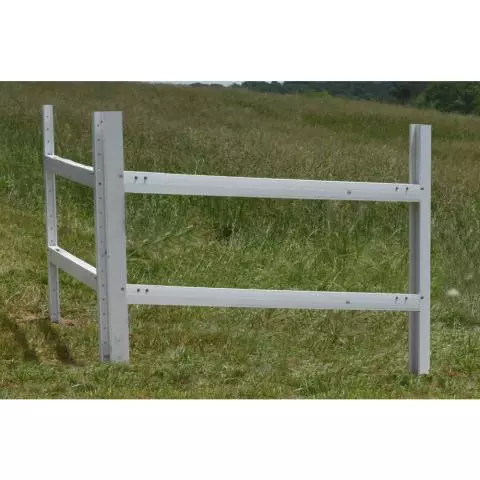 Timeless Fence Rigid PVC Super H Corner