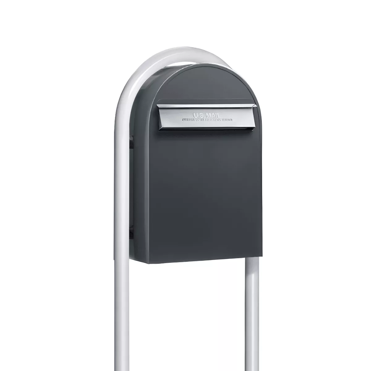 Bobi Classic B Rear Access Mailbox and Round Post Combo - Multiple Color Options