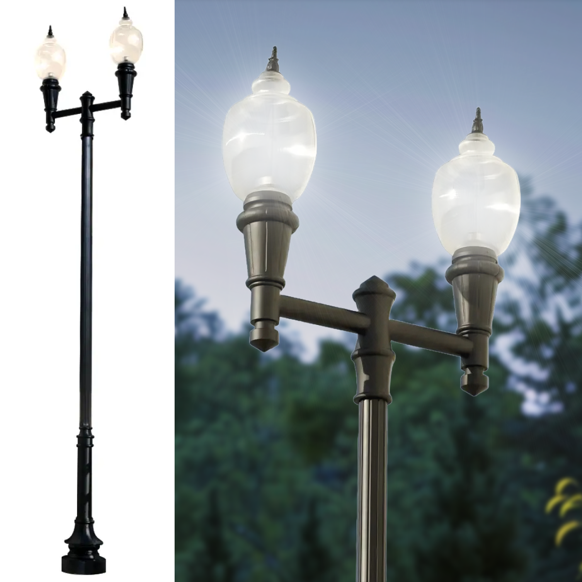 Led and poles on sale