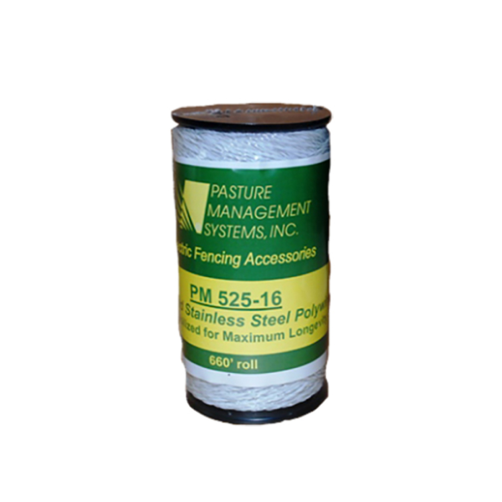 Timeless Fence 6-Strand Stainless Steel Polywire 660'