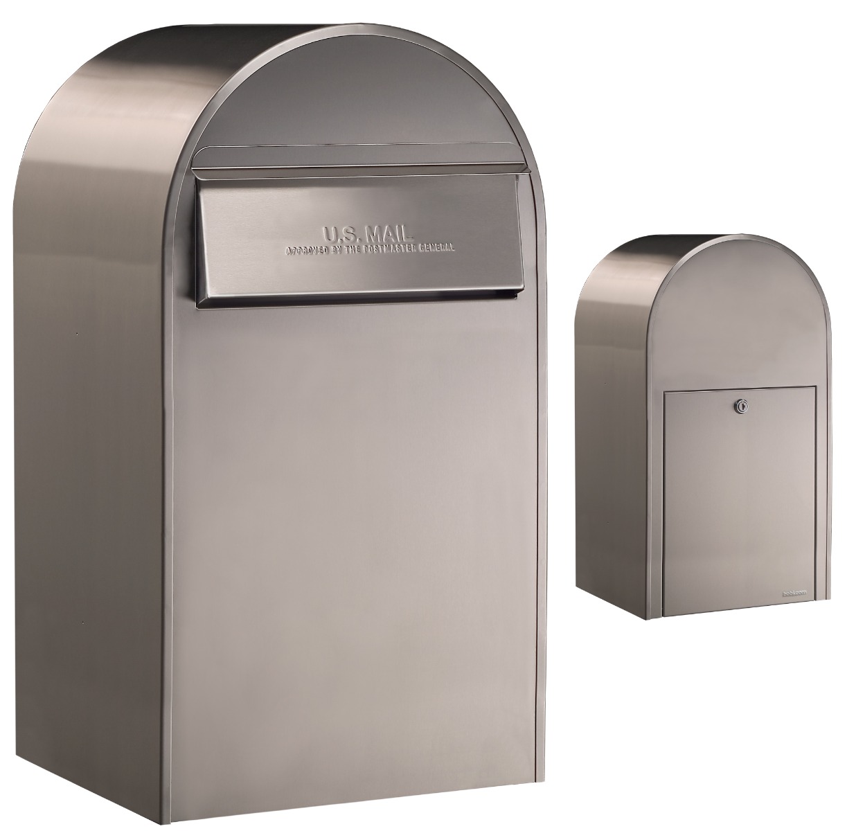 USPS Bobi Grande (B) Rear Access Stainless Steel Mailbox